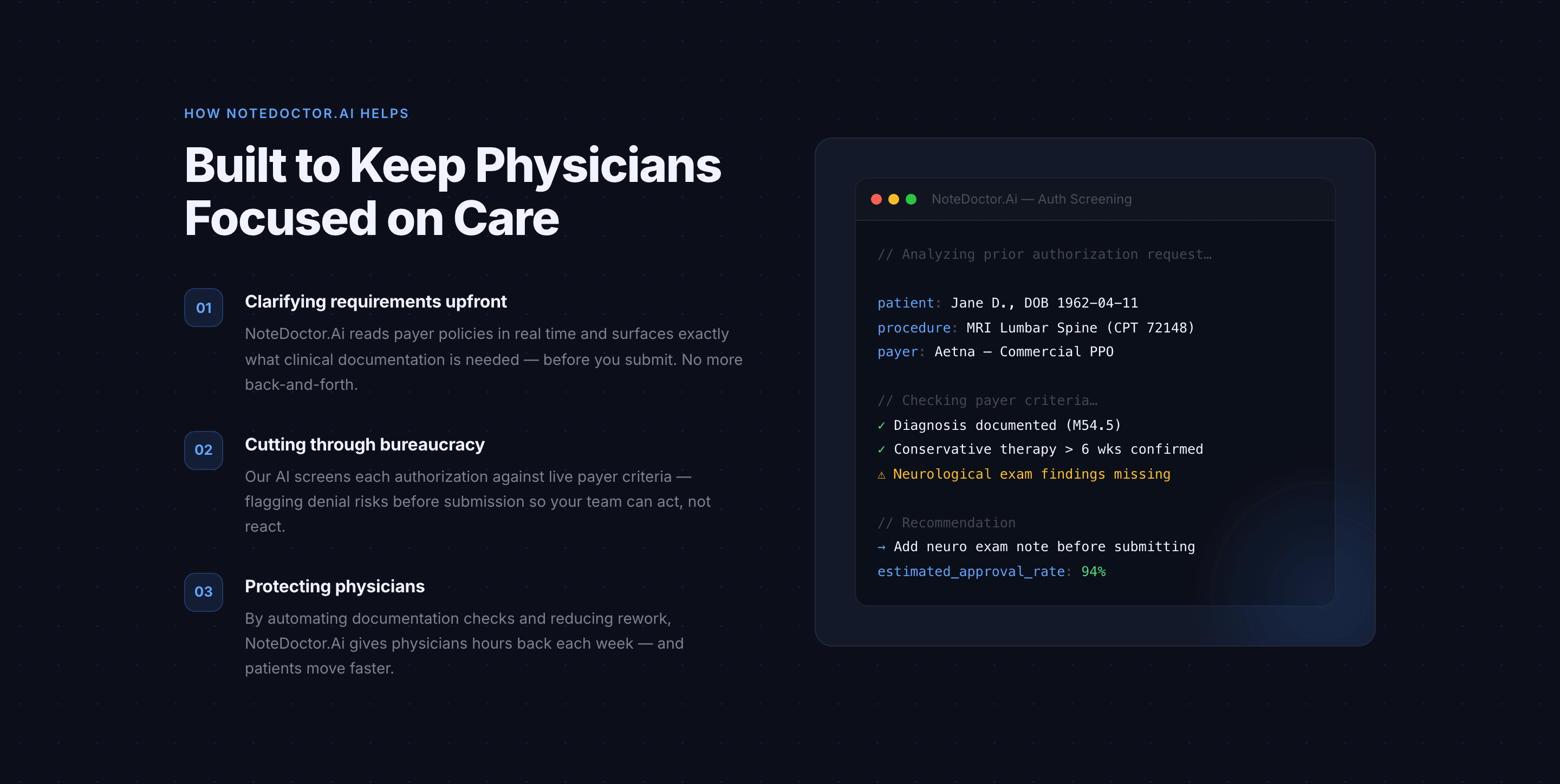 How NoteDoctor helps